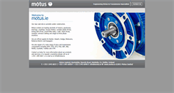 Desktop Screenshot of motus.ie