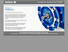 Tablet Screenshot of motus.ie