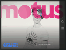 Tablet Screenshot of motus.tv